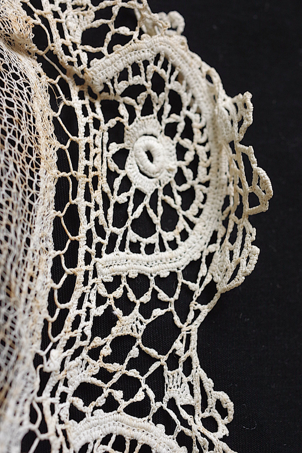 アンティークレース dentelle ancienne ジャボ2つ 5