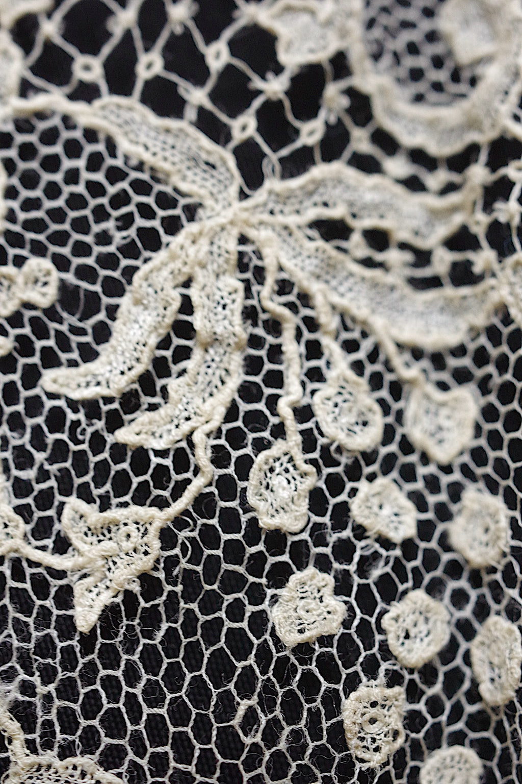 アンティークレース dentelle ancienne アプリカッションブリュクセル ハギレ 6