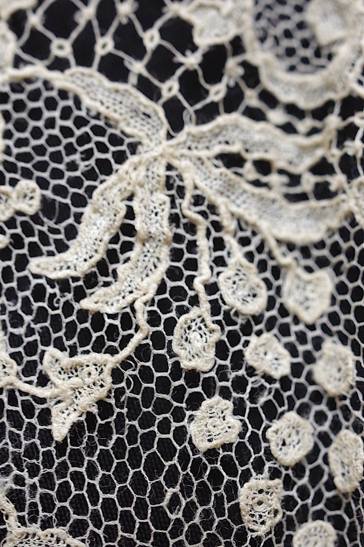 アンティークレース dentelle ancienne アプリカッションブリュクセル ハギレ 6