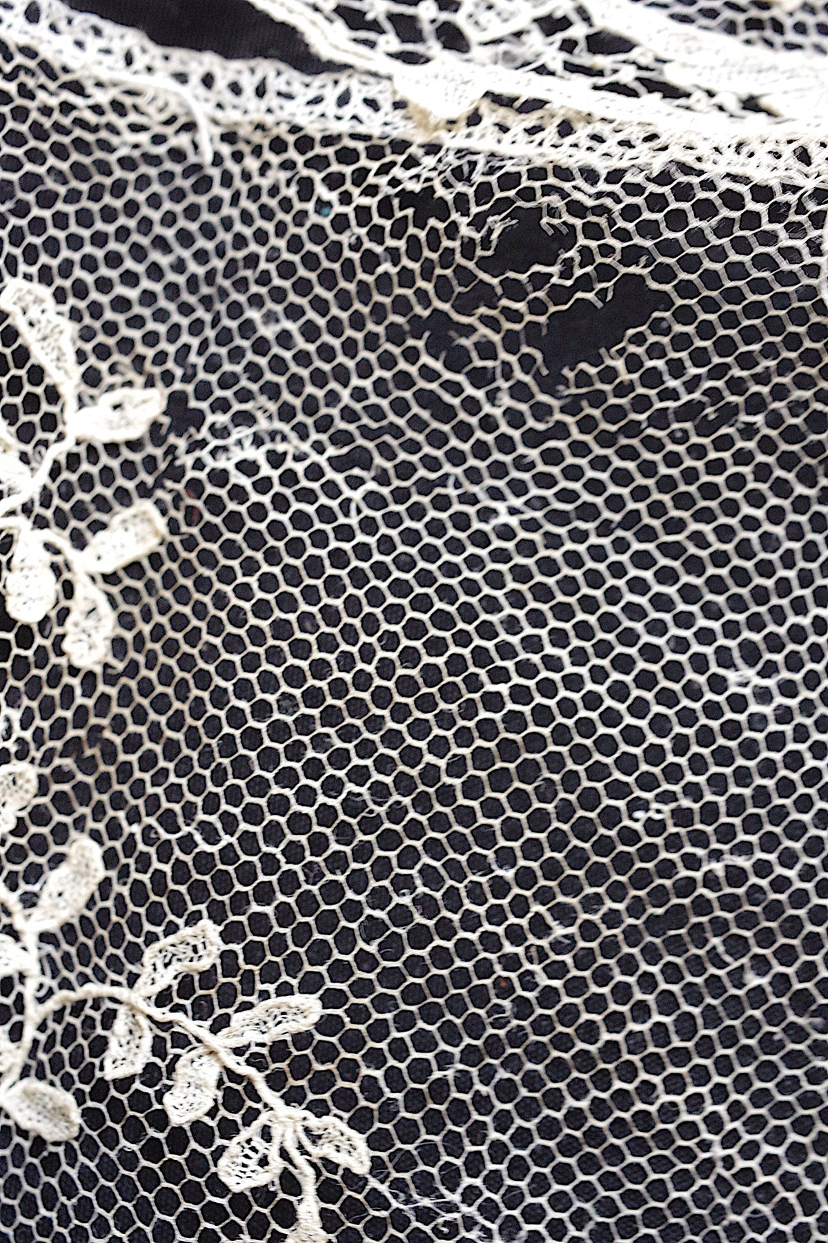 アンティークレース dentelle ancienne アプリカッションブリュクセル ハギレ 8