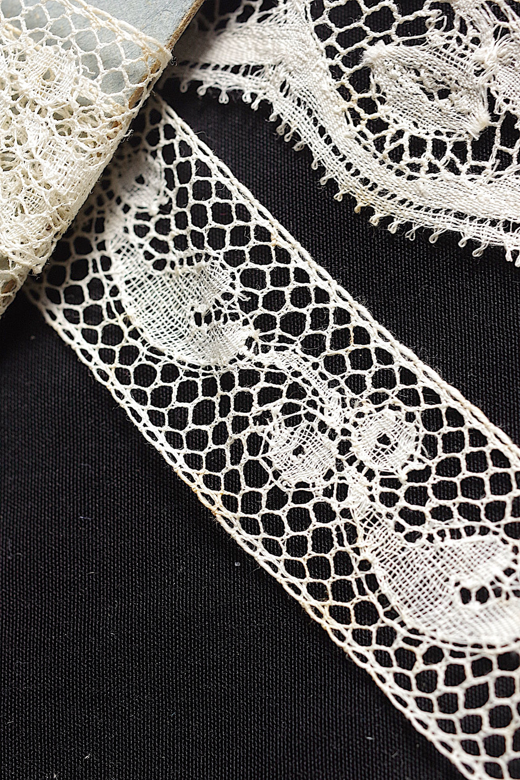 アンティークレース dentelle ancienne 215cm 82cm 4