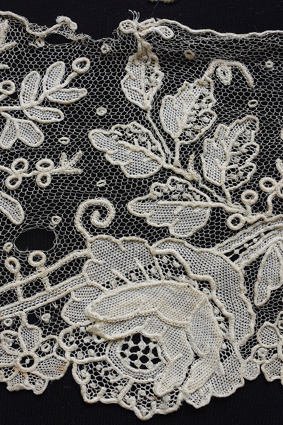 アンティークレース dentelle ancienne ブリュクセルレース ハギレ 10