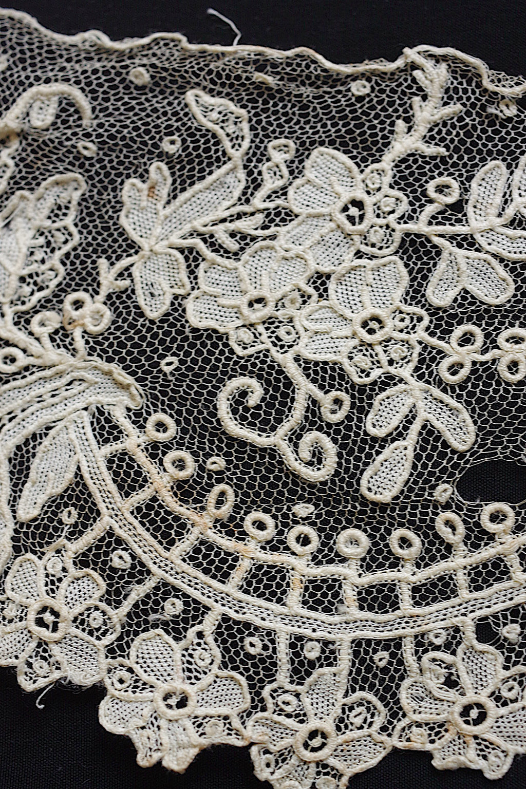 アンティークレース dentelle ancienne ブリュクセルレース ハギレ 11