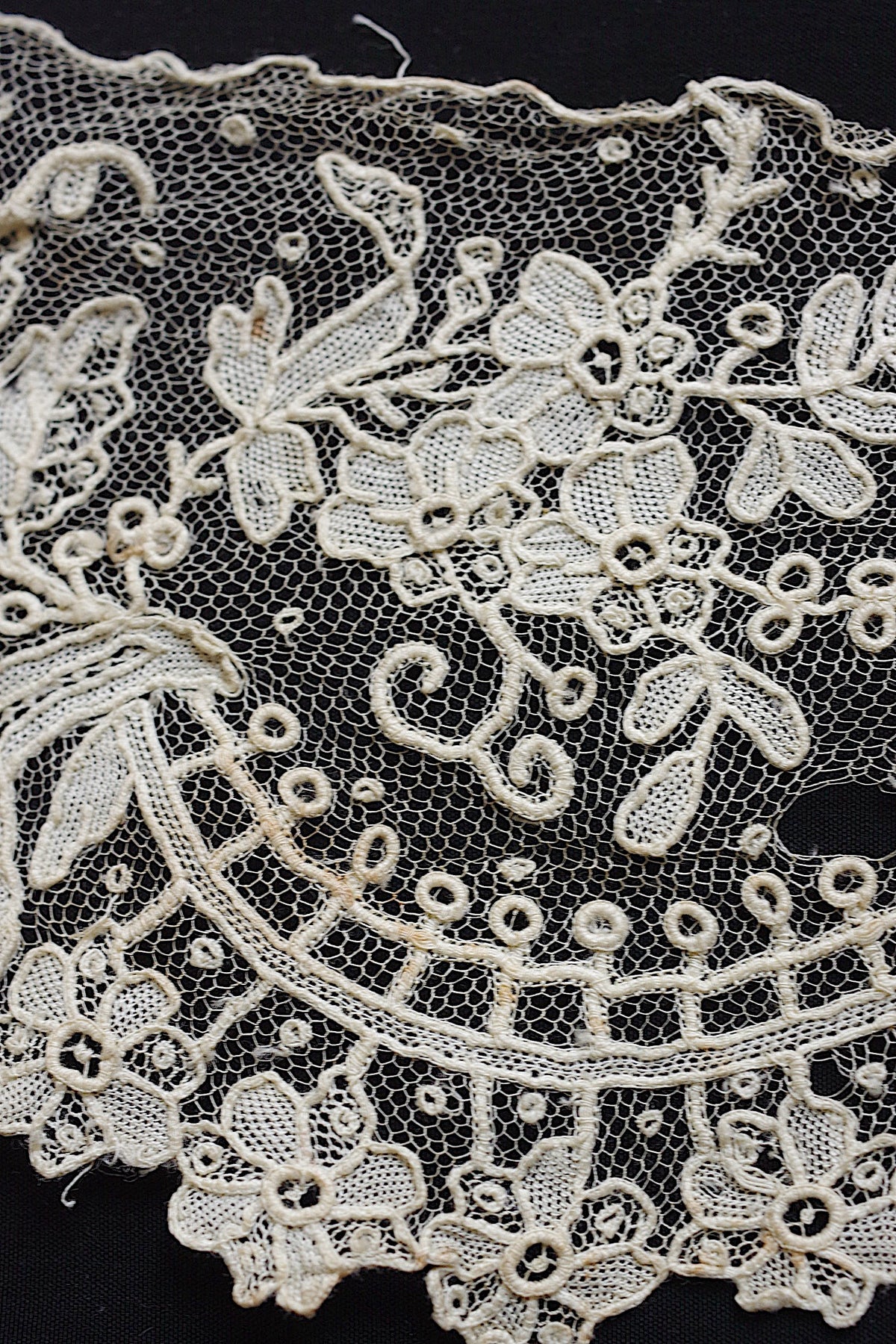 アンティークレース dentelle ancienne ブリュクセルレース ハギレ 11