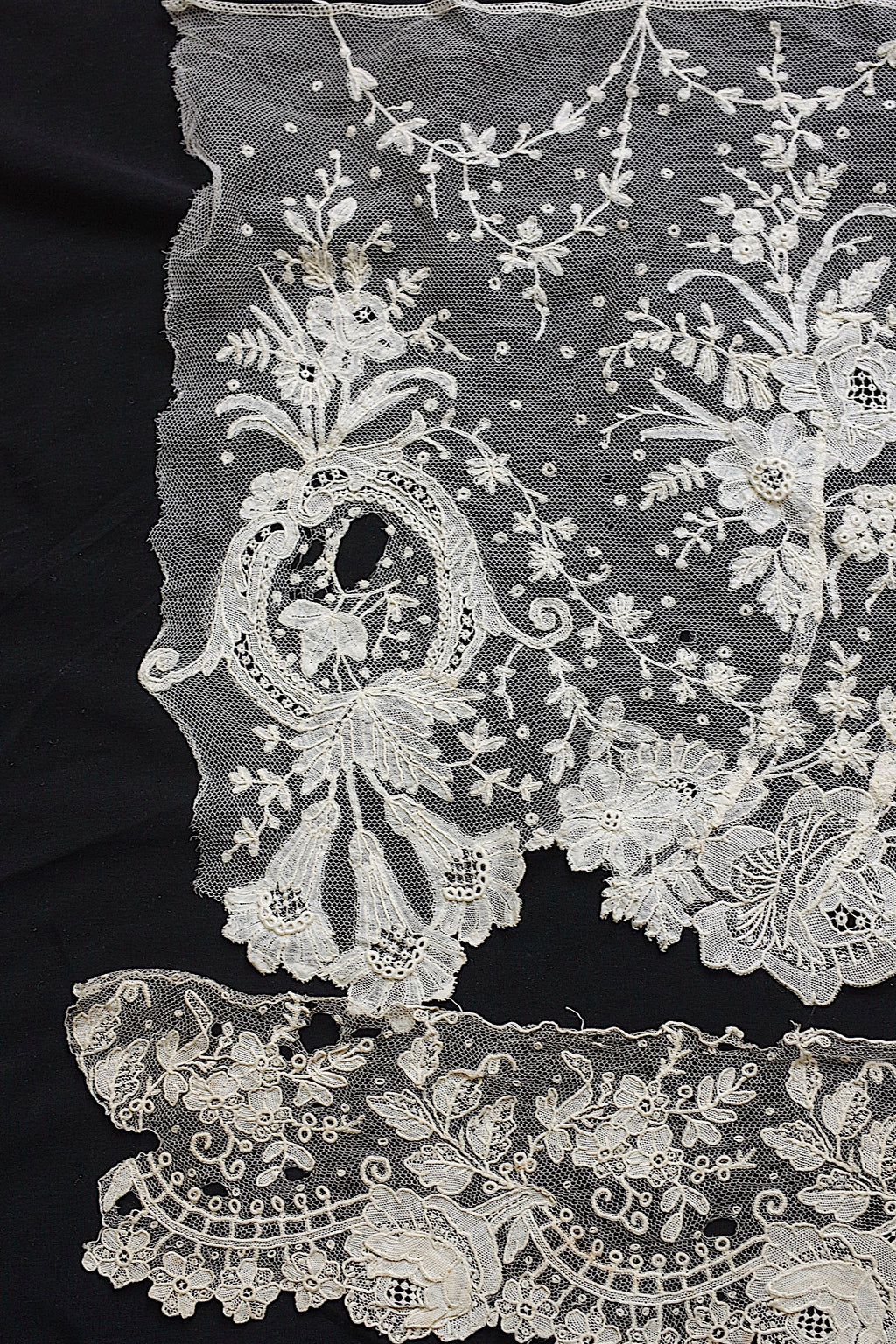 アンティークレース dentelle ancienne ブリュクセルレース ハギレ 2