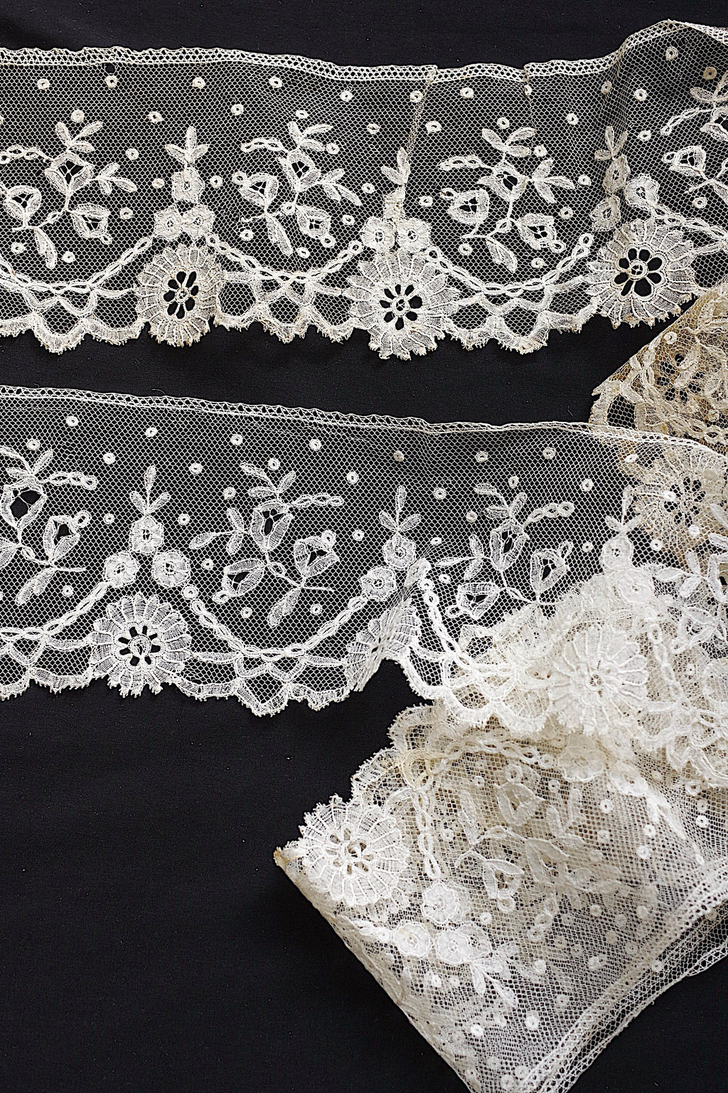 アンティークレース dentelle ancienne アプリカッションアングレテール