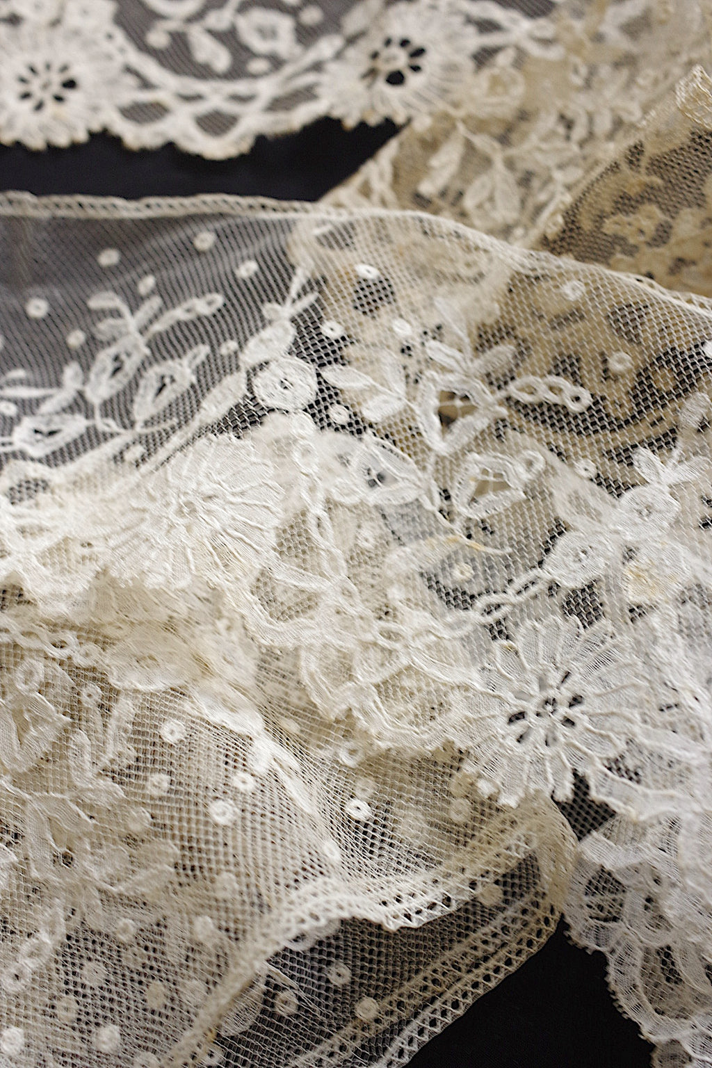 アンティークレース dentelle ancienne アプリカッションアングレテール 7