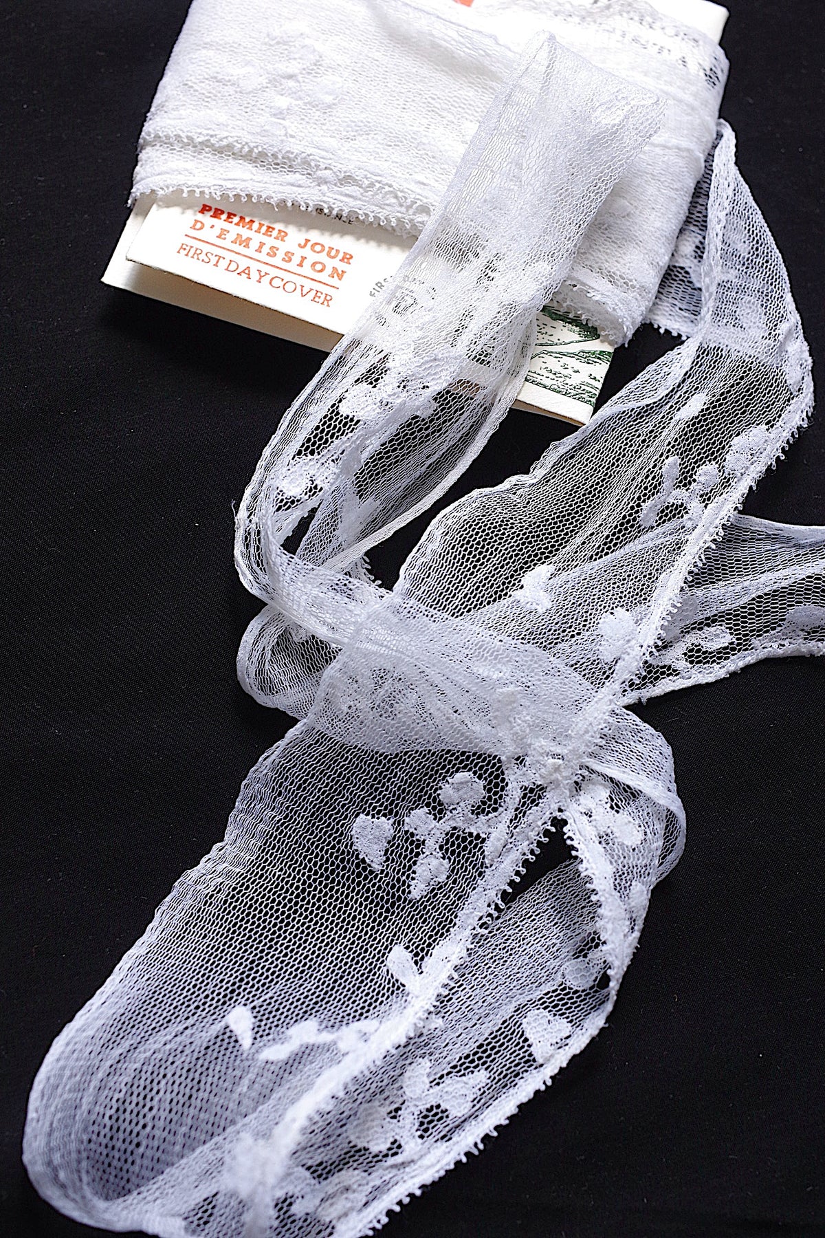 アンティークレース dentelle ancienne アプリカッション370cm