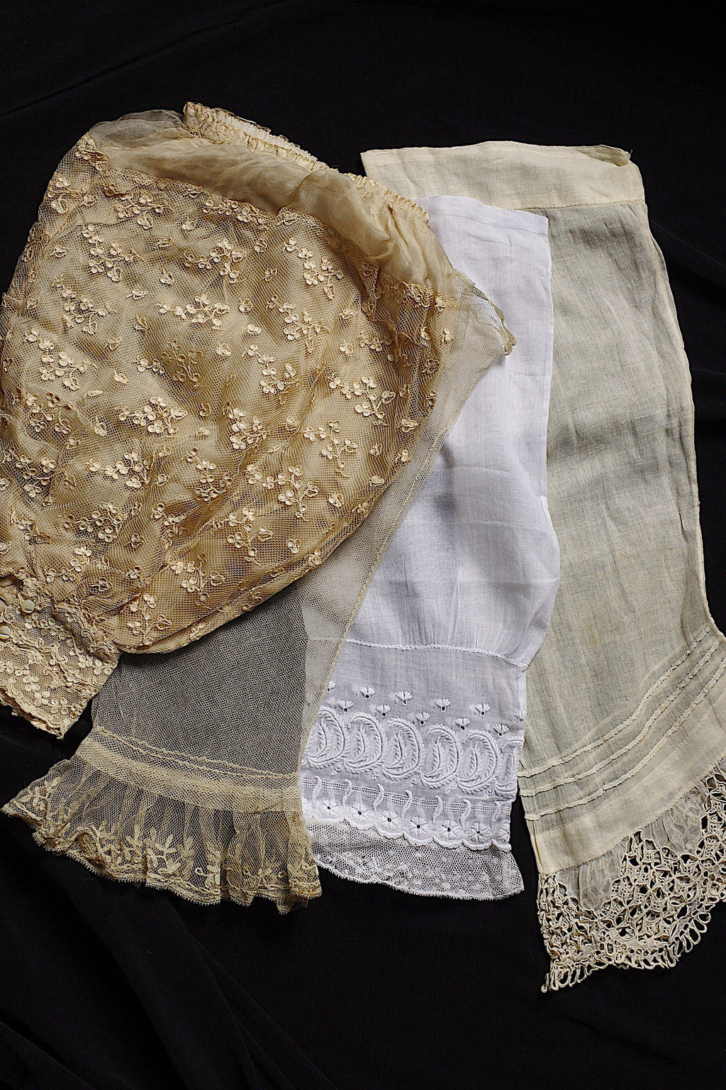 アンティークレース dentelle ancienne 袖４枚