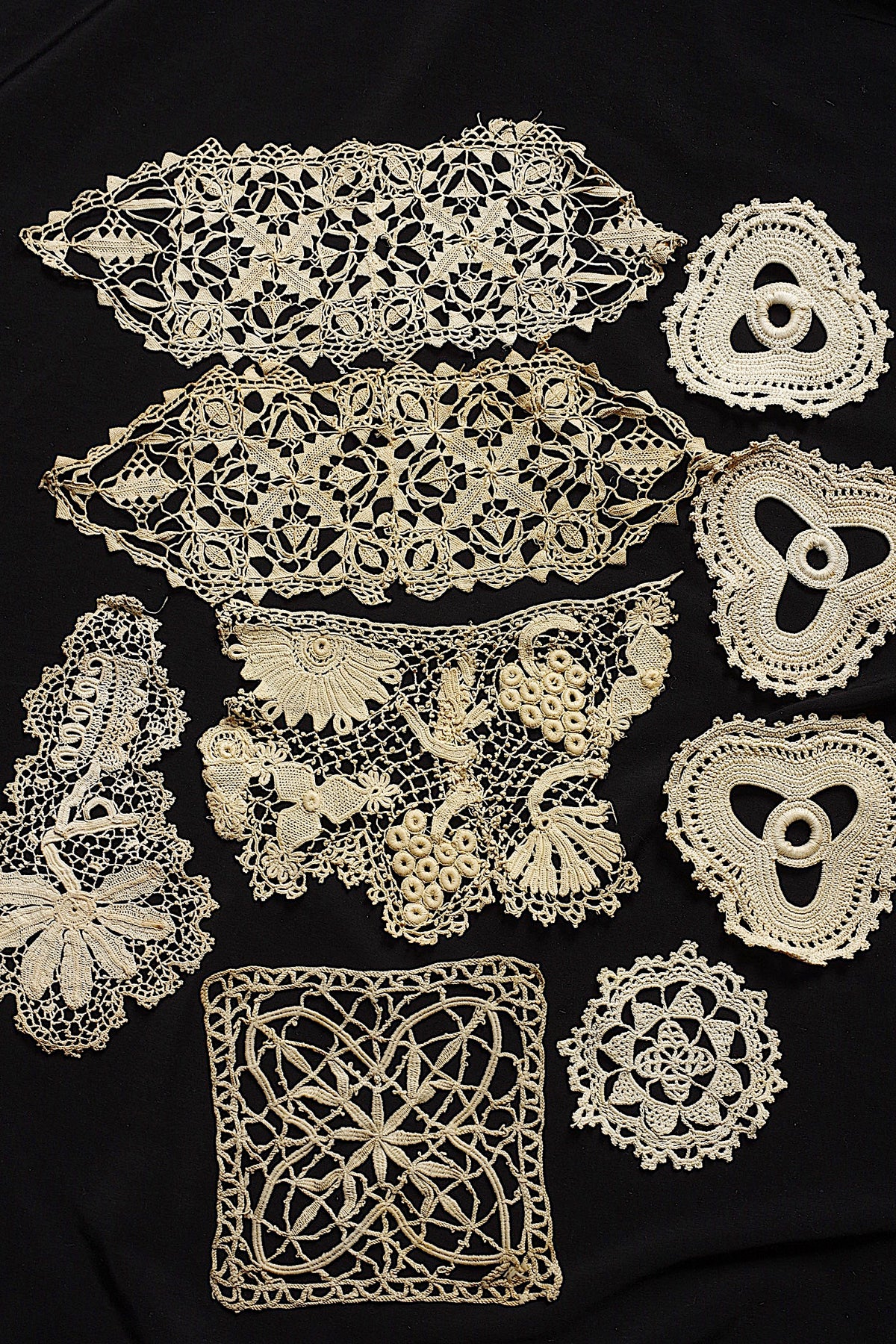 アンティークレース dentelle ancienne モチーフ lots1