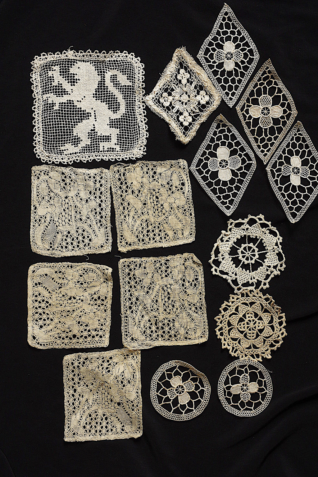 アンティークレース dentelle ancienne モチーフ lots2