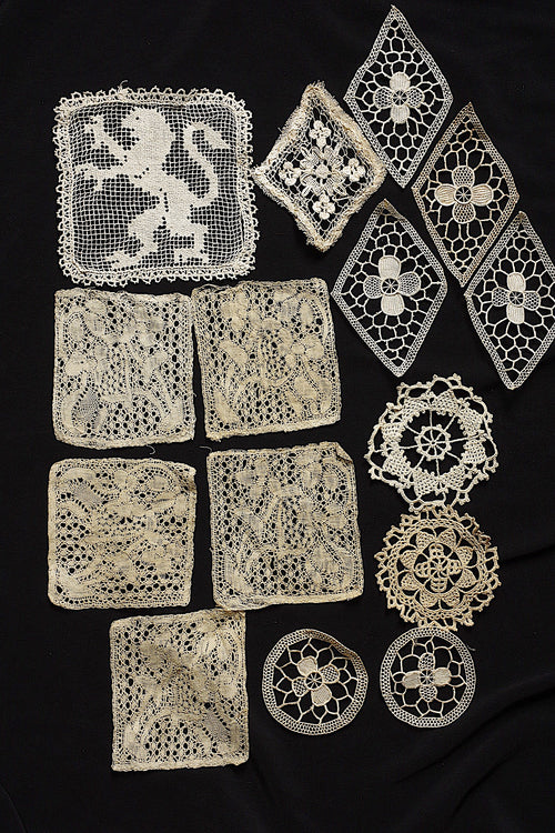 アンティークレース dentelle ancienne モチーフ lots2