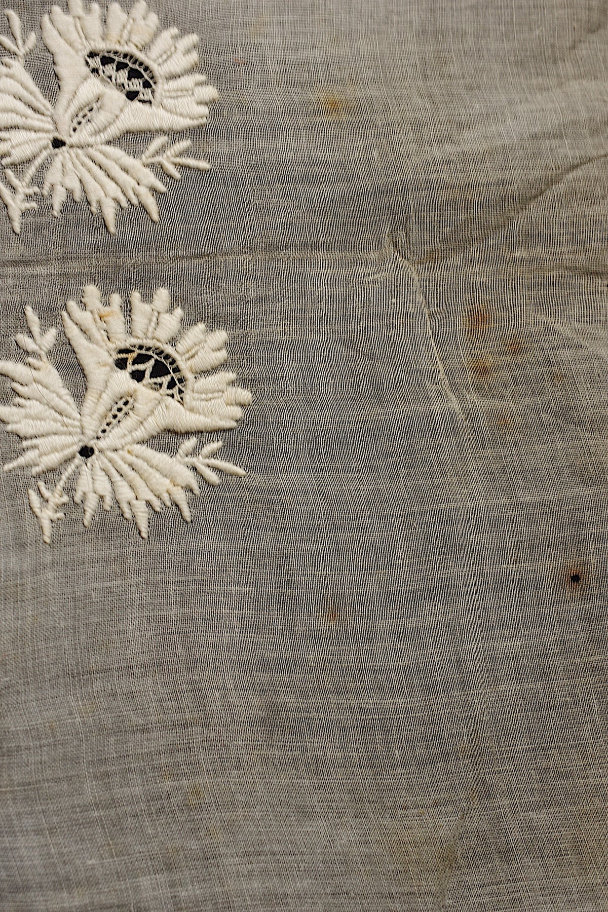アンティークレース dentelle ancienne モチーフ 刺繍 ハギレ 3