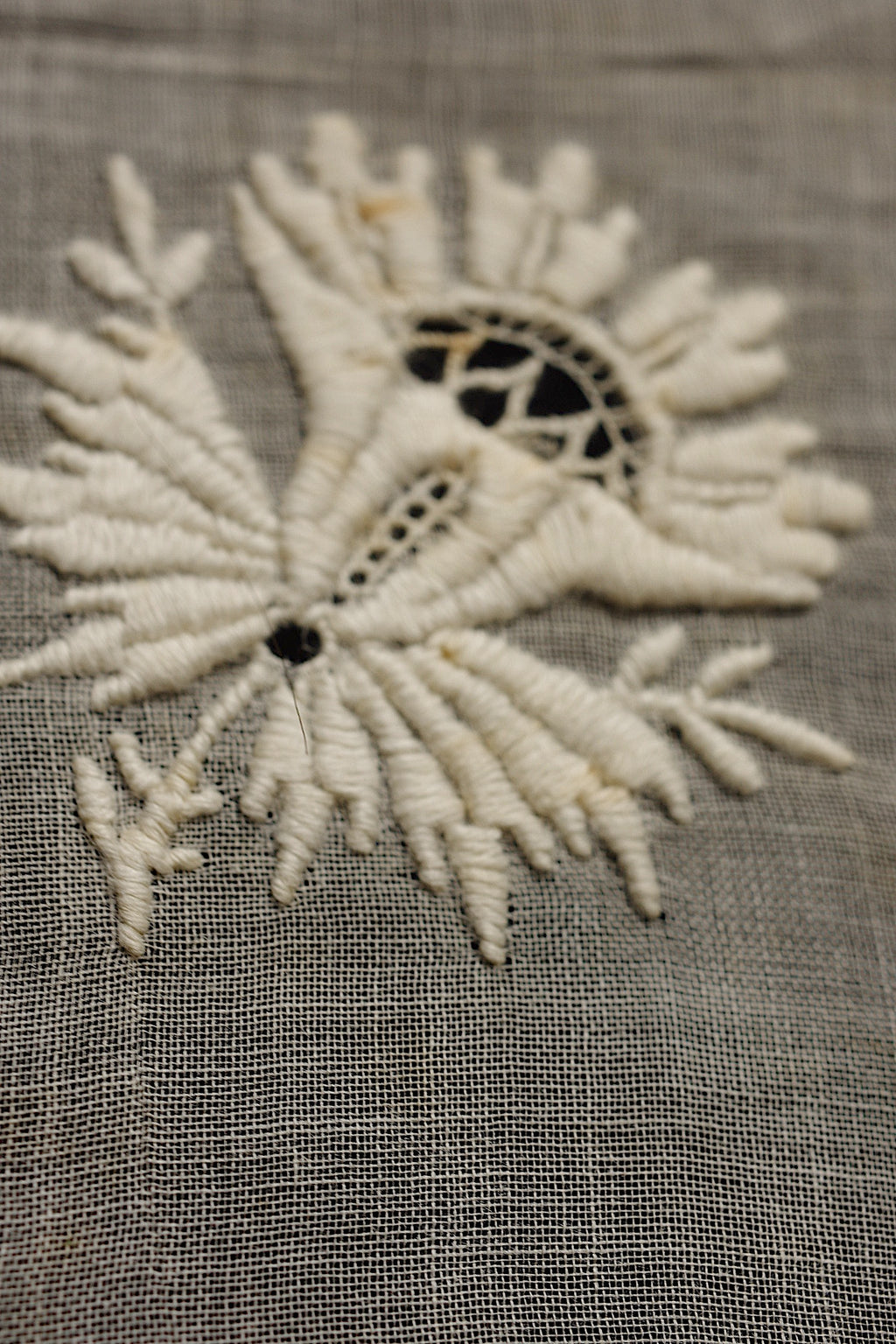アンティークレース dentelle ancienne モチーフ 刺繍 ハギレ 4