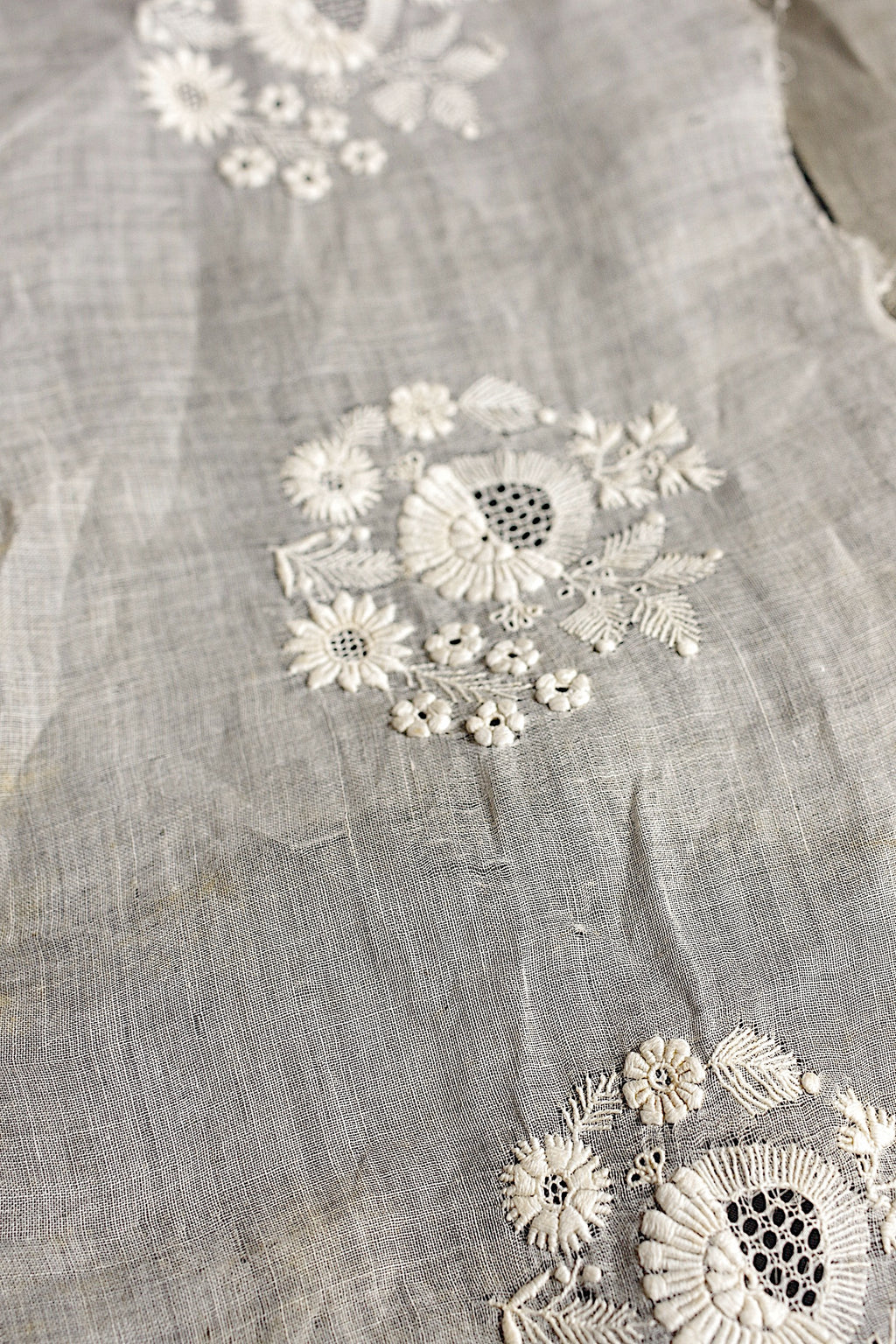 アンティークレース dentelle ancienne モチーフ 刺繍 ハギレ 8