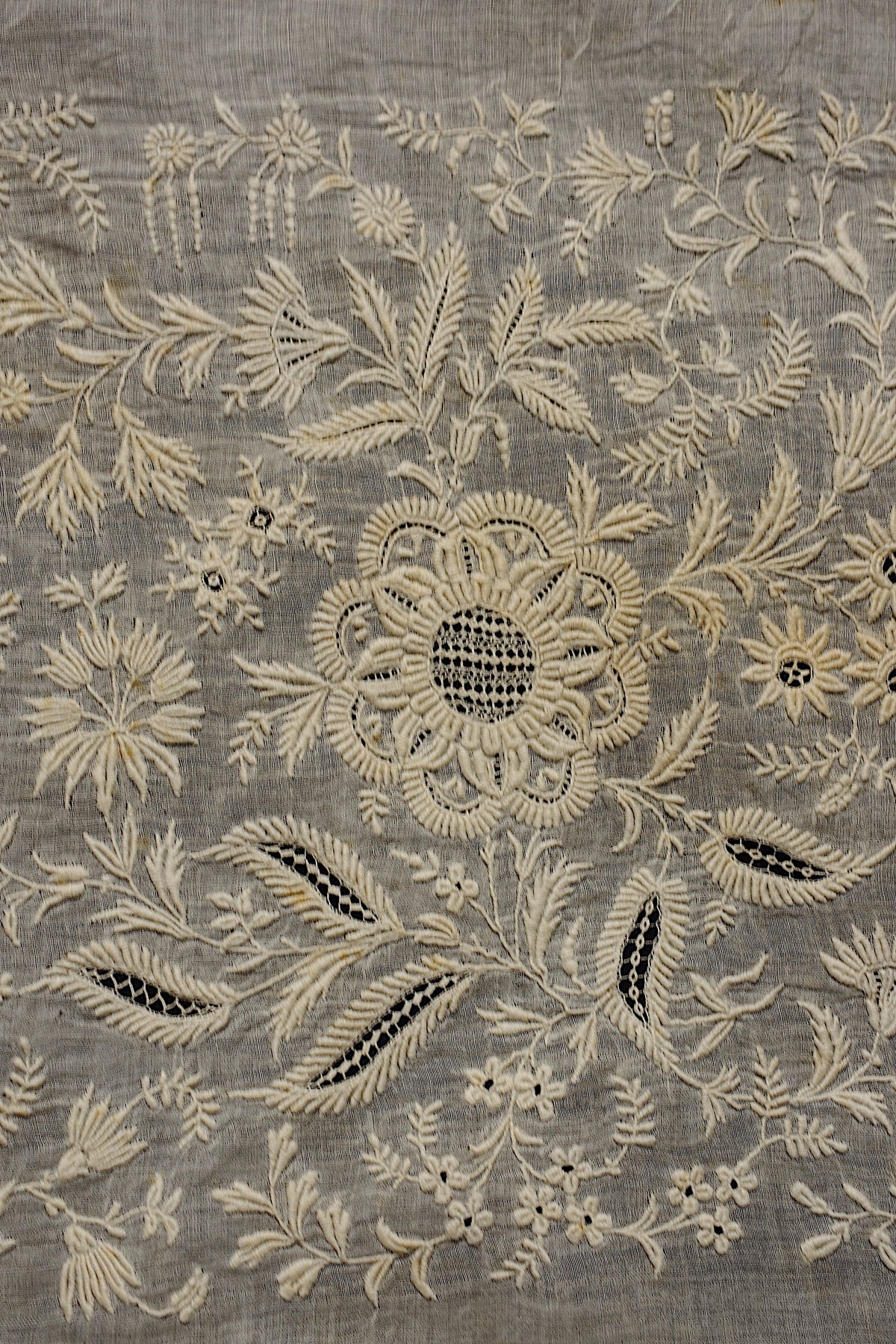 アンティークレース dentelle ancienne モチーフ 刺繍 ハギレ2 2