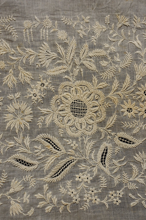 アンティークレース dentelle ancienne モチーフ 刺繍 ハギレ2 2