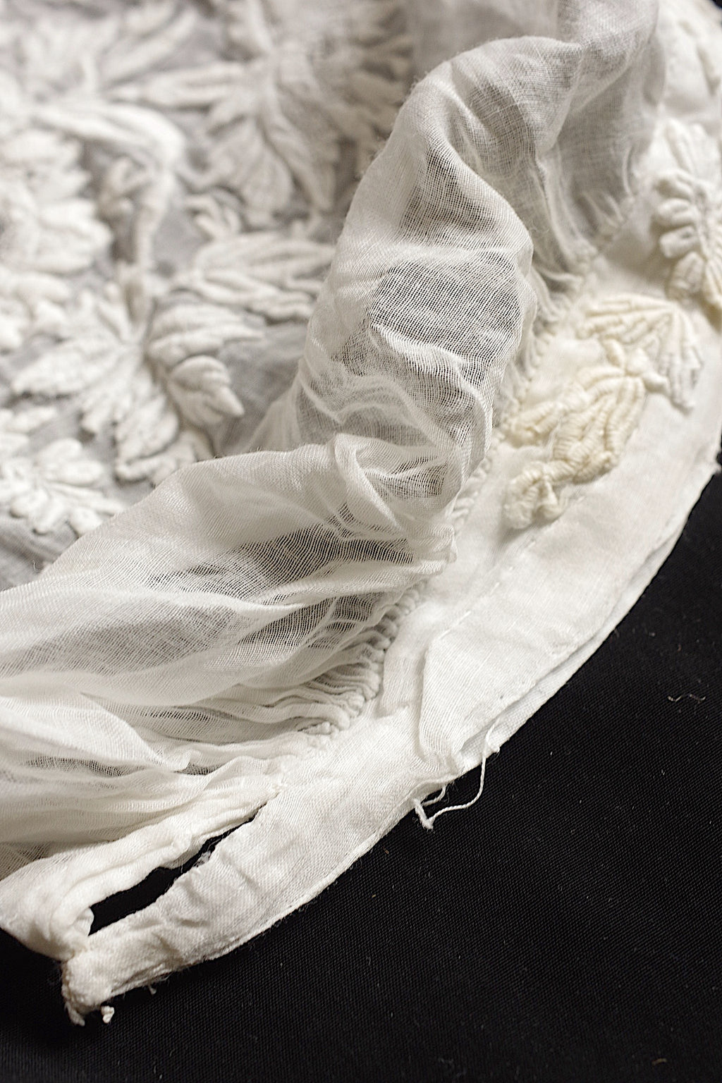アンティークレース dentelle ancienne モチーフ 刺繍 ハギレ2 8