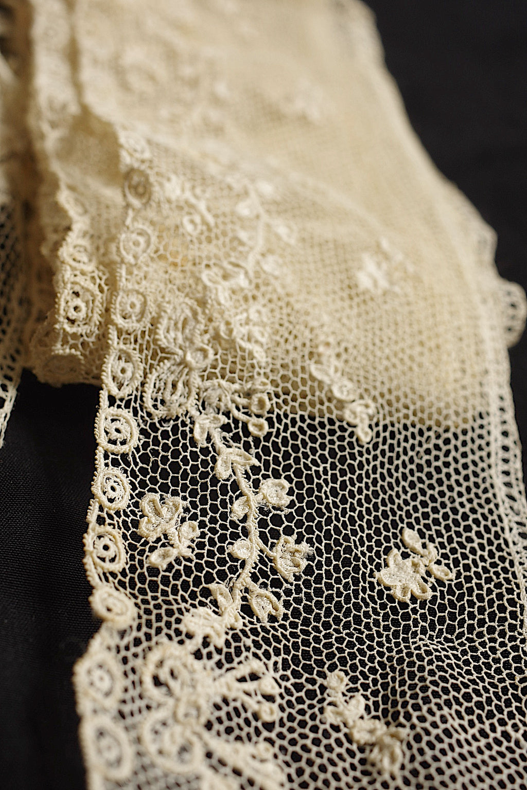 アンティークレース dentelle ancienne アランソン120cm 40cm 3