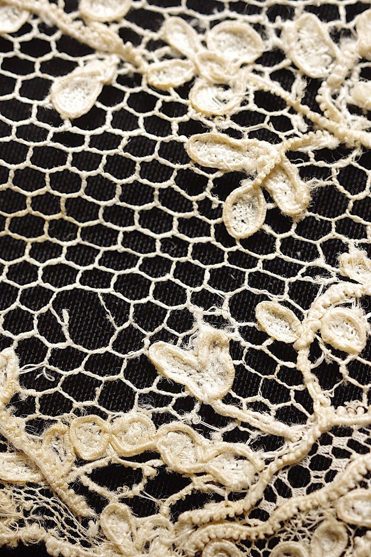 アンティークレース dentelle ancienne アランソン125cm 60cm 3