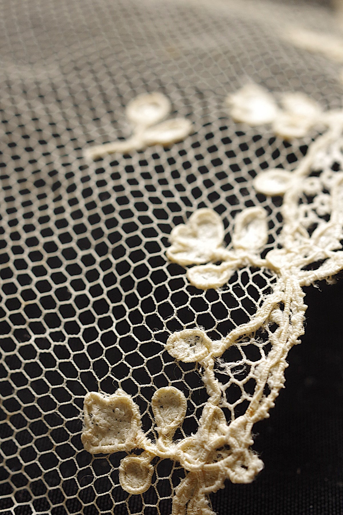 アンティークレース dentelle ancienne アランソン125cm 60cm 7