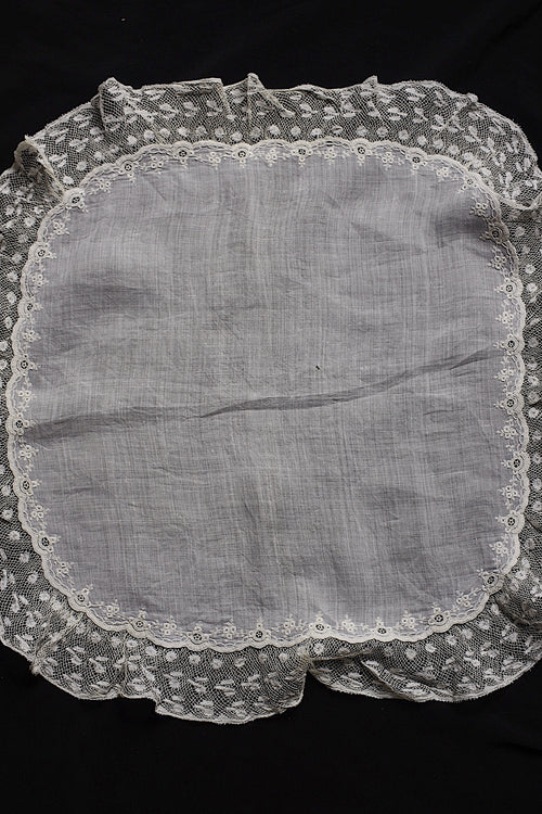 アンティークレース dentelle ancienne ハンカチ２枚 2