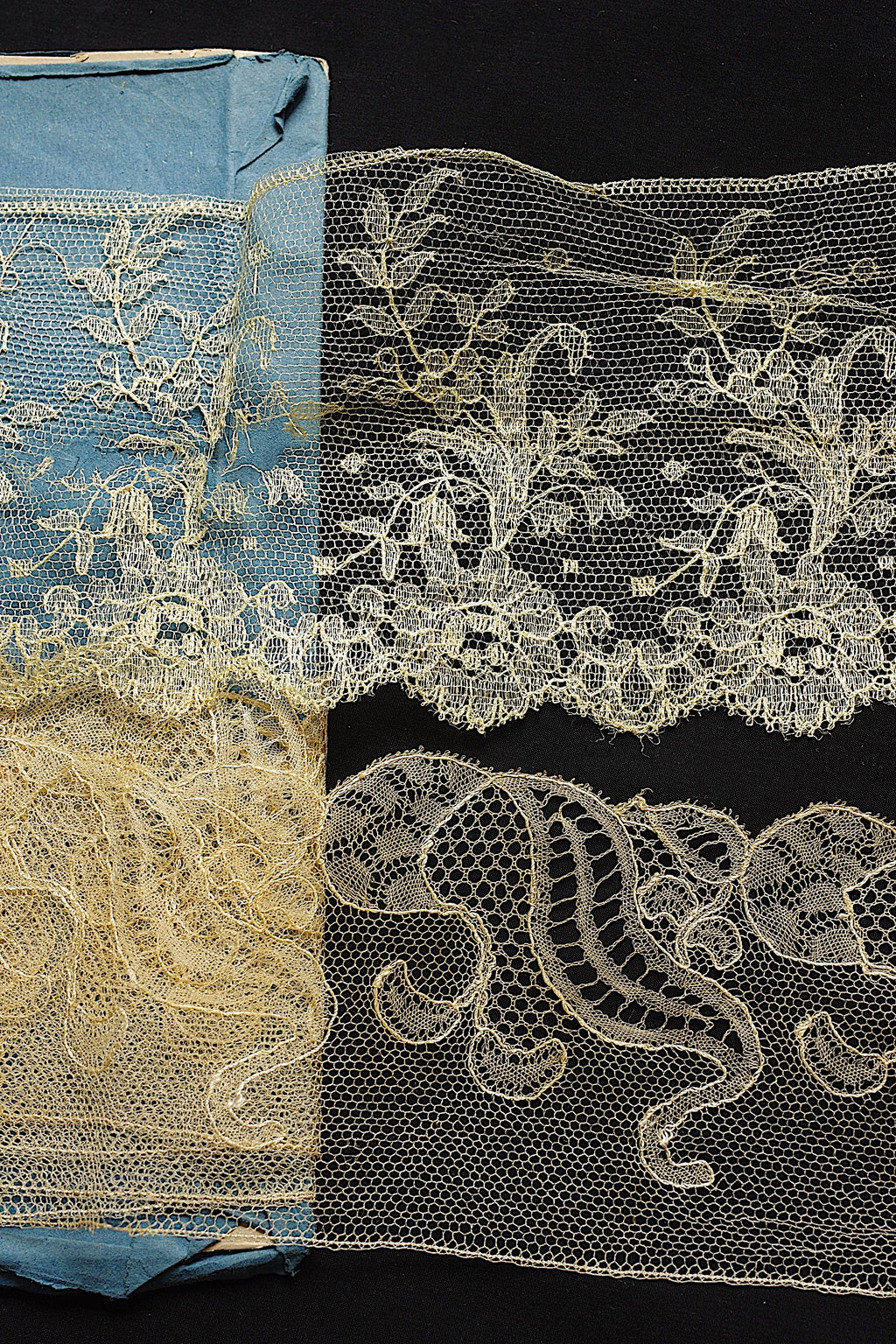 アンティークレース dentelle ancienne 176cm 48cm