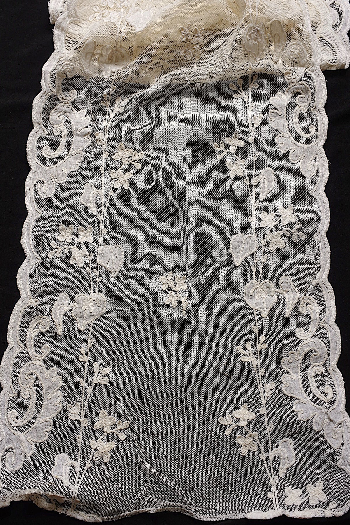 アンティークカーテン linge de maison ancienne 11