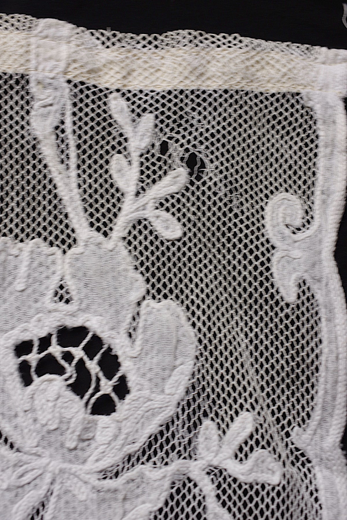 アンティークカーテン linge de maison ancienne 14