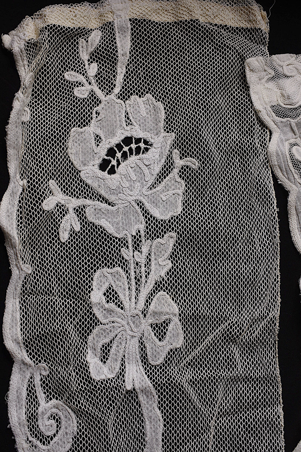 アンティークカーテン linge de maison ancienne 2