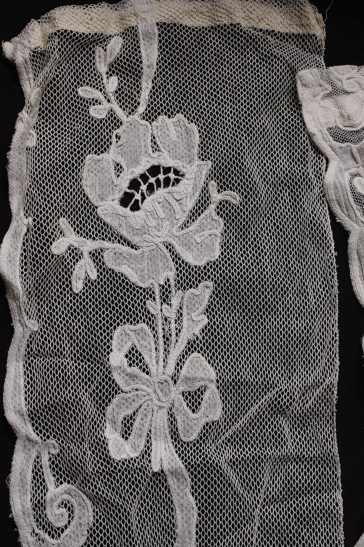 アンティークカーテン linge de maison ancienne 2