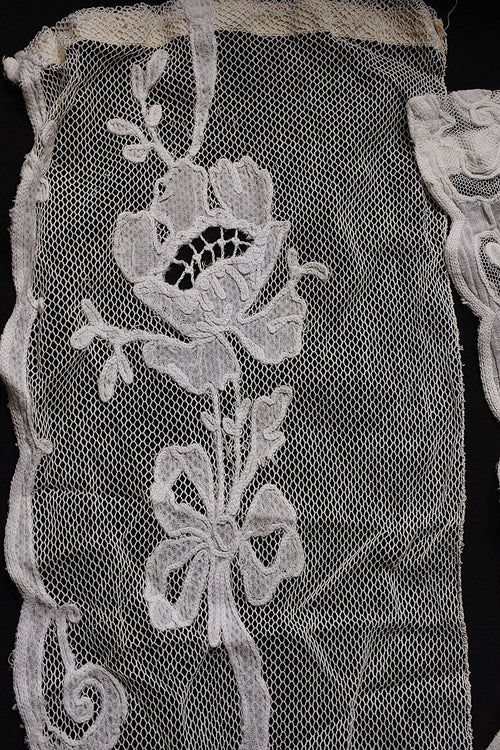 アンティークカーテン linge de maison ancienne 2