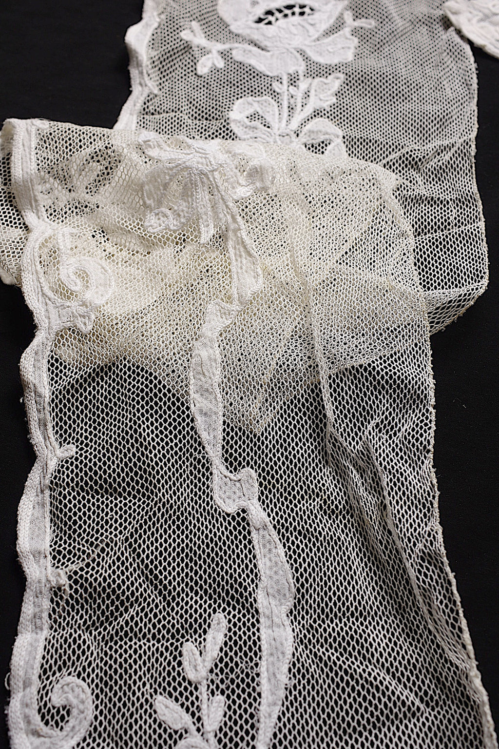 アンティークカーテン linge de maison ancienne 5