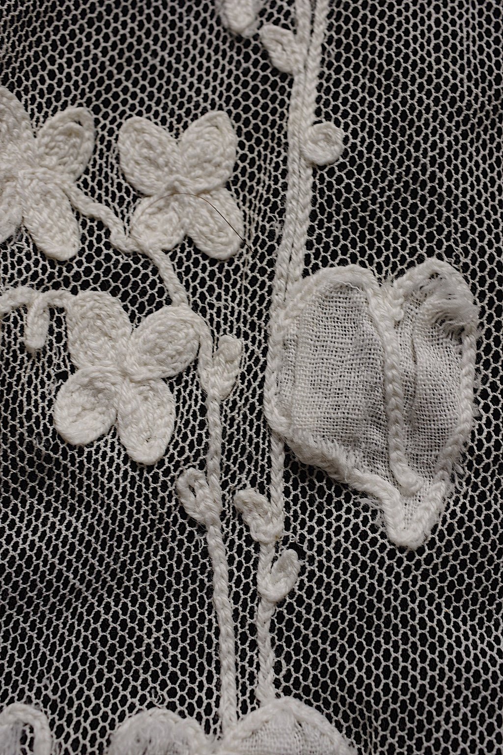 アンティークカーテン linge de maison ancienne 7