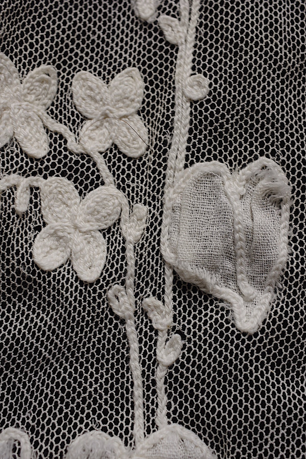 アンティークカーテン linge de maison ancienne 7