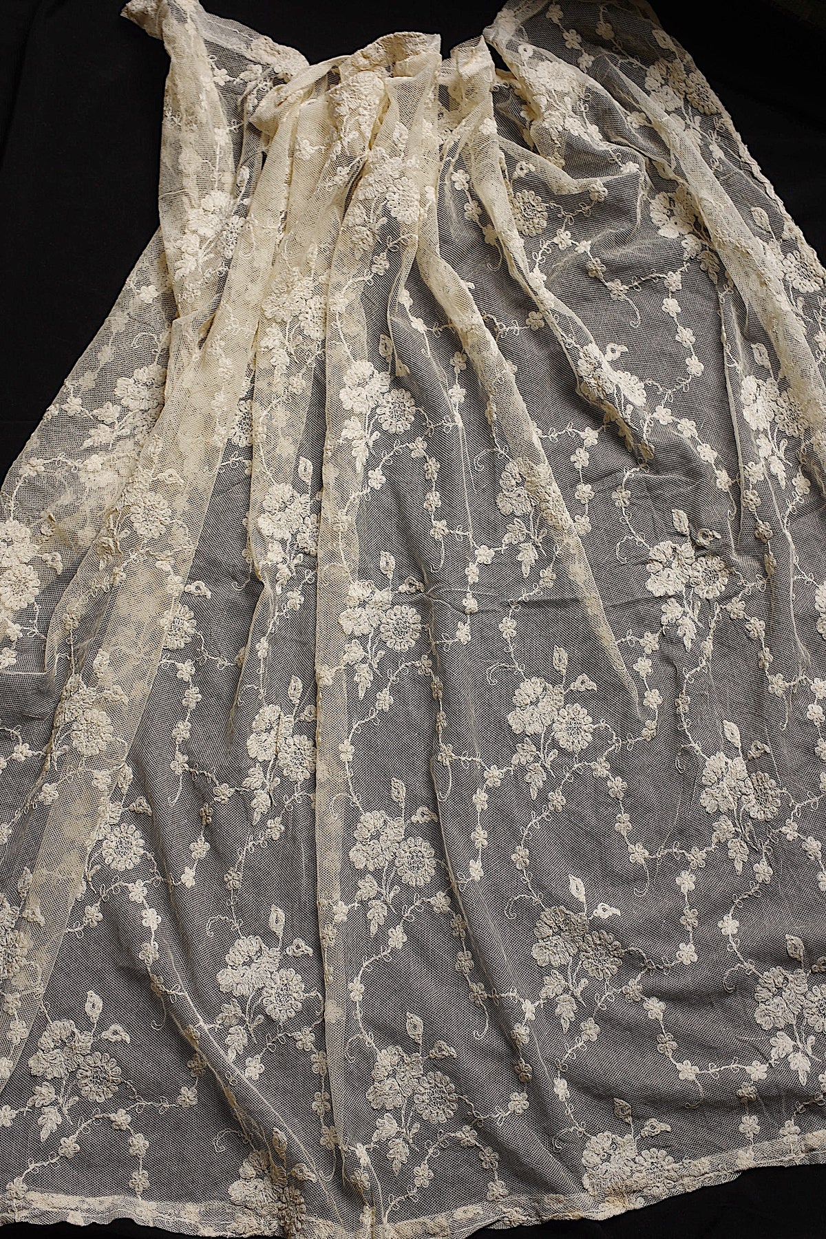 アンティークカーテン linge de maison ancienne 2