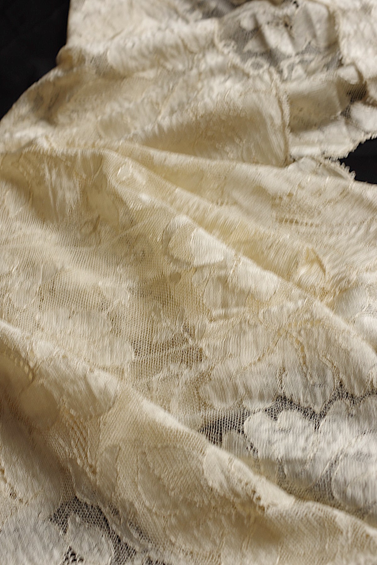 アンティークレース dentelle ancienne ブロンドレース ショール 8