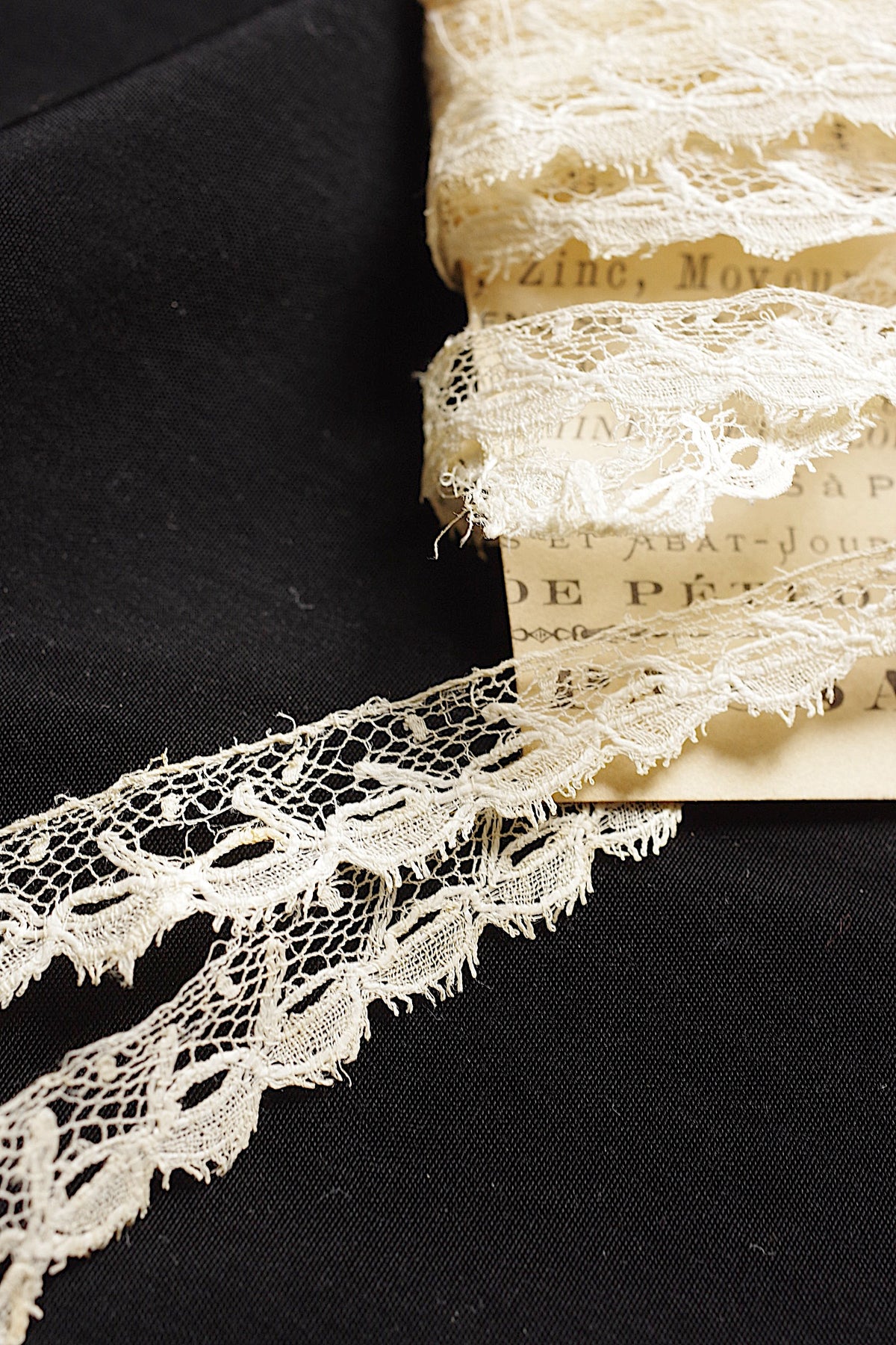 アンティークレース dentelle ancienne チュールテープlot 5