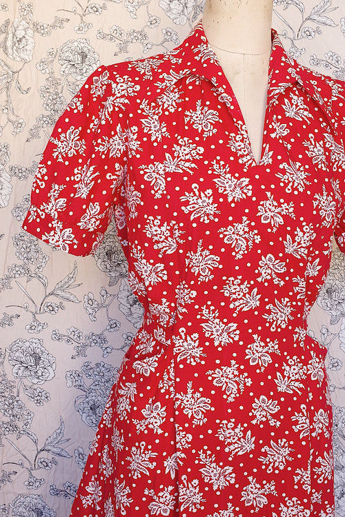 ヴィンテージワンピース vêtement vintage 花柄 2