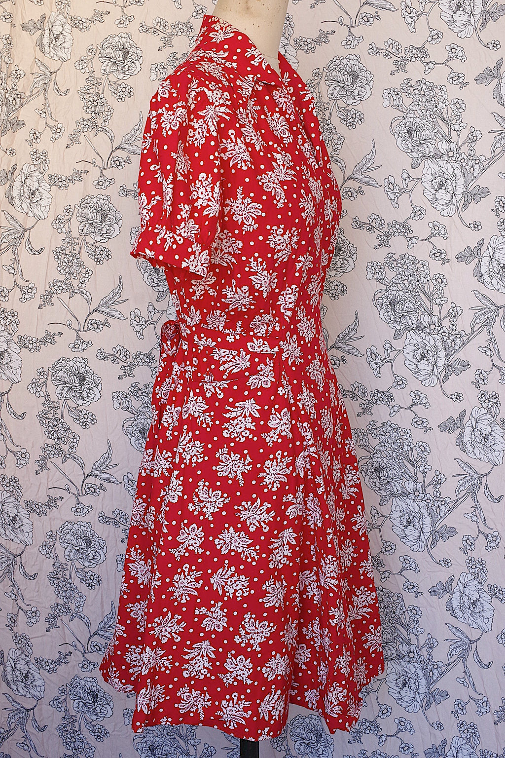 ヴィンテージワンピース vêtement vintage 花柄 3