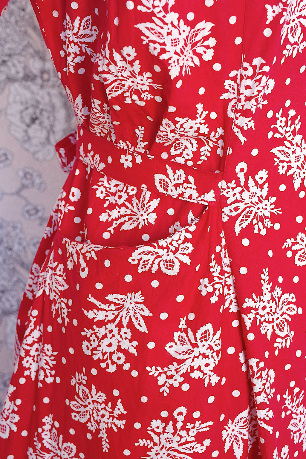 ヴィンテージワンピース vêtement vintage 花柄 6