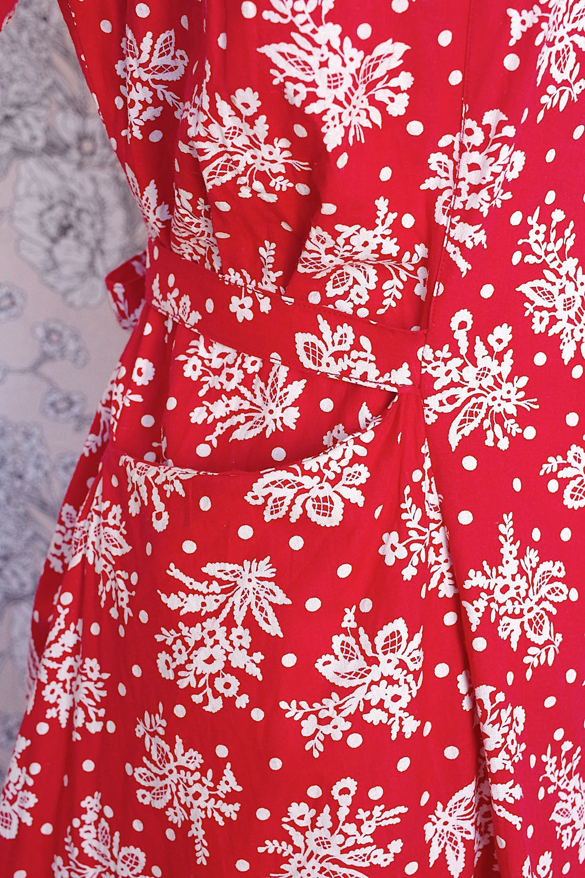 ヴィンテージワンピース vêtement vintage 花柄 6