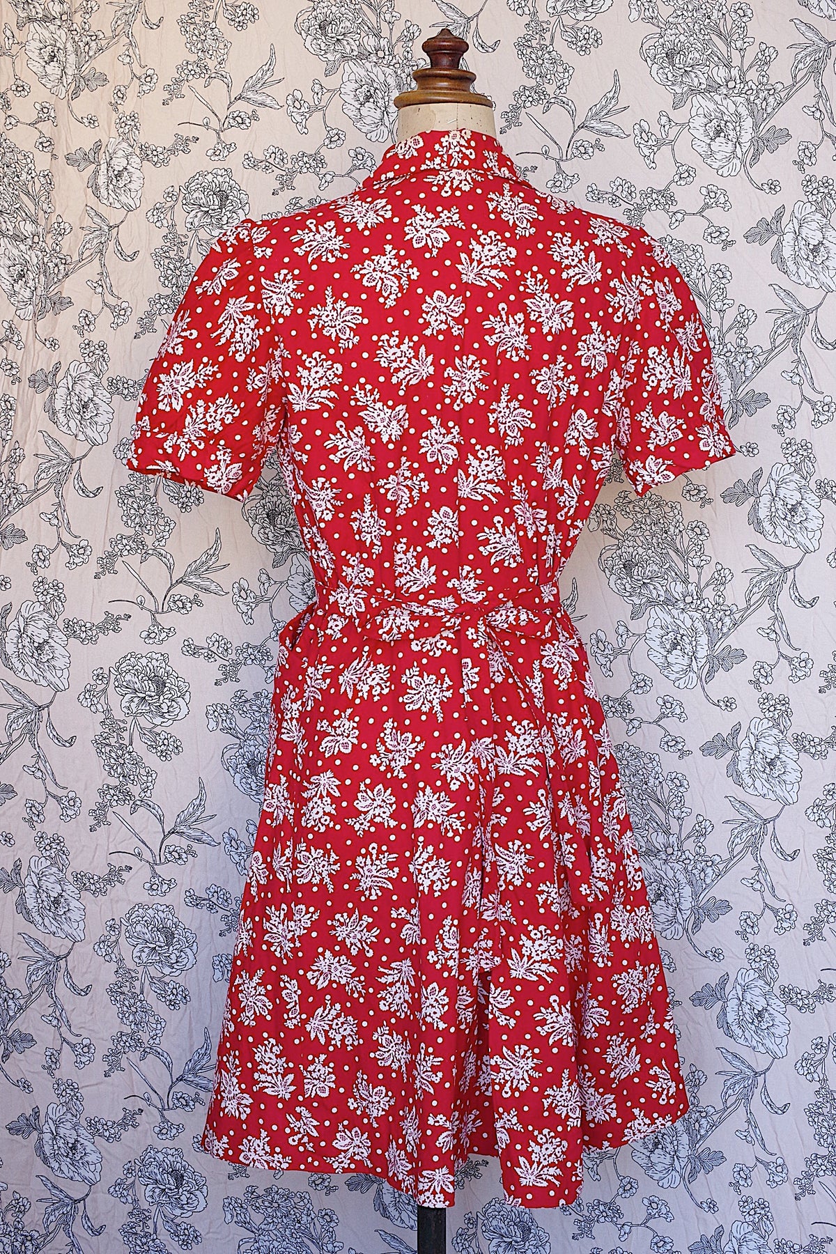 ヴィンテージワンピース vêtement vintage 花柄 7