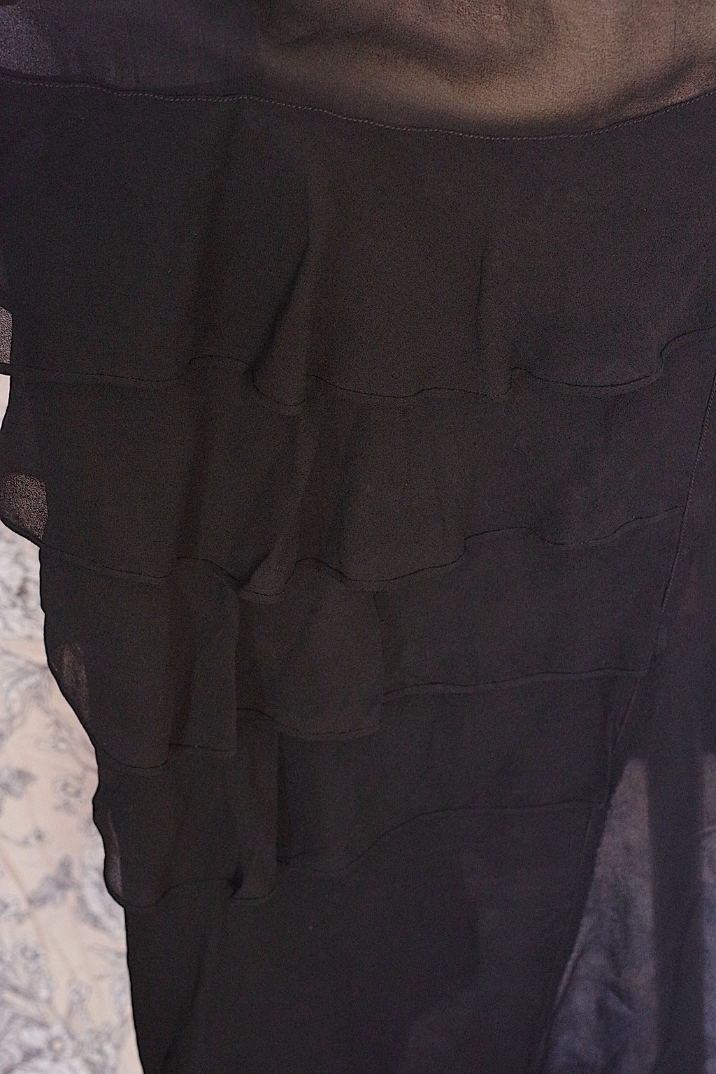 アンティークワンピース vêtement antique くろ フリル 16