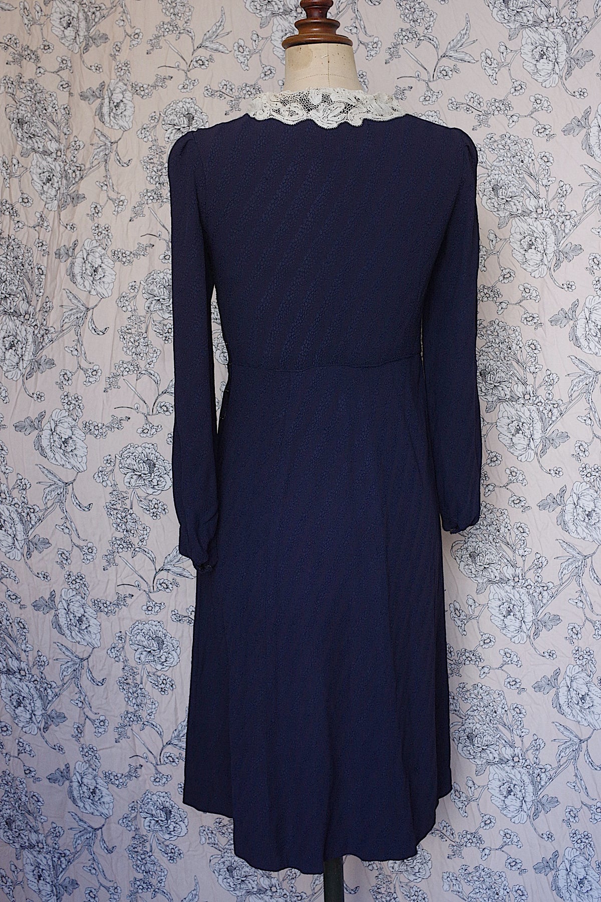 アンティークワンピース vêtement antique ネイヴィー 11