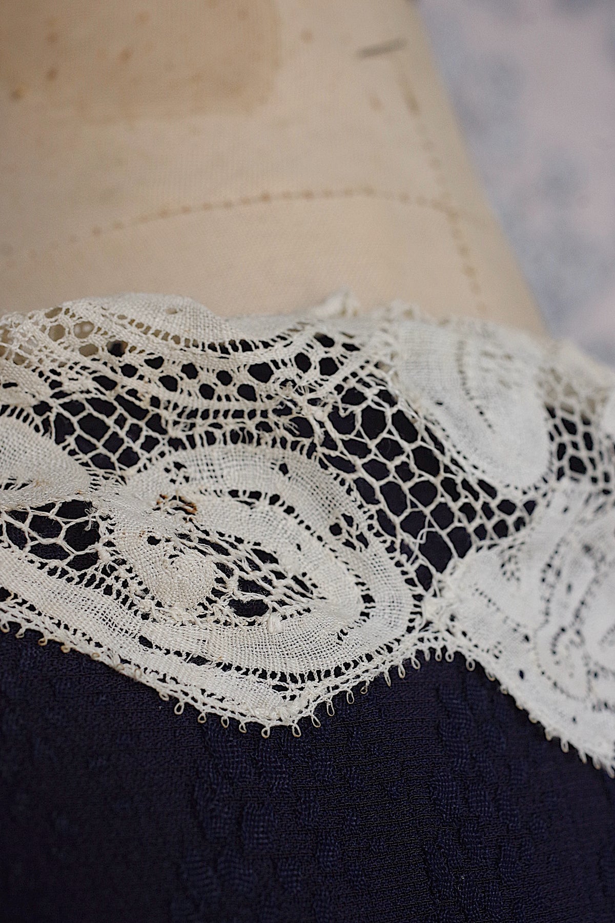 アンティークワンピース vêtement antique ネイヴィー 13