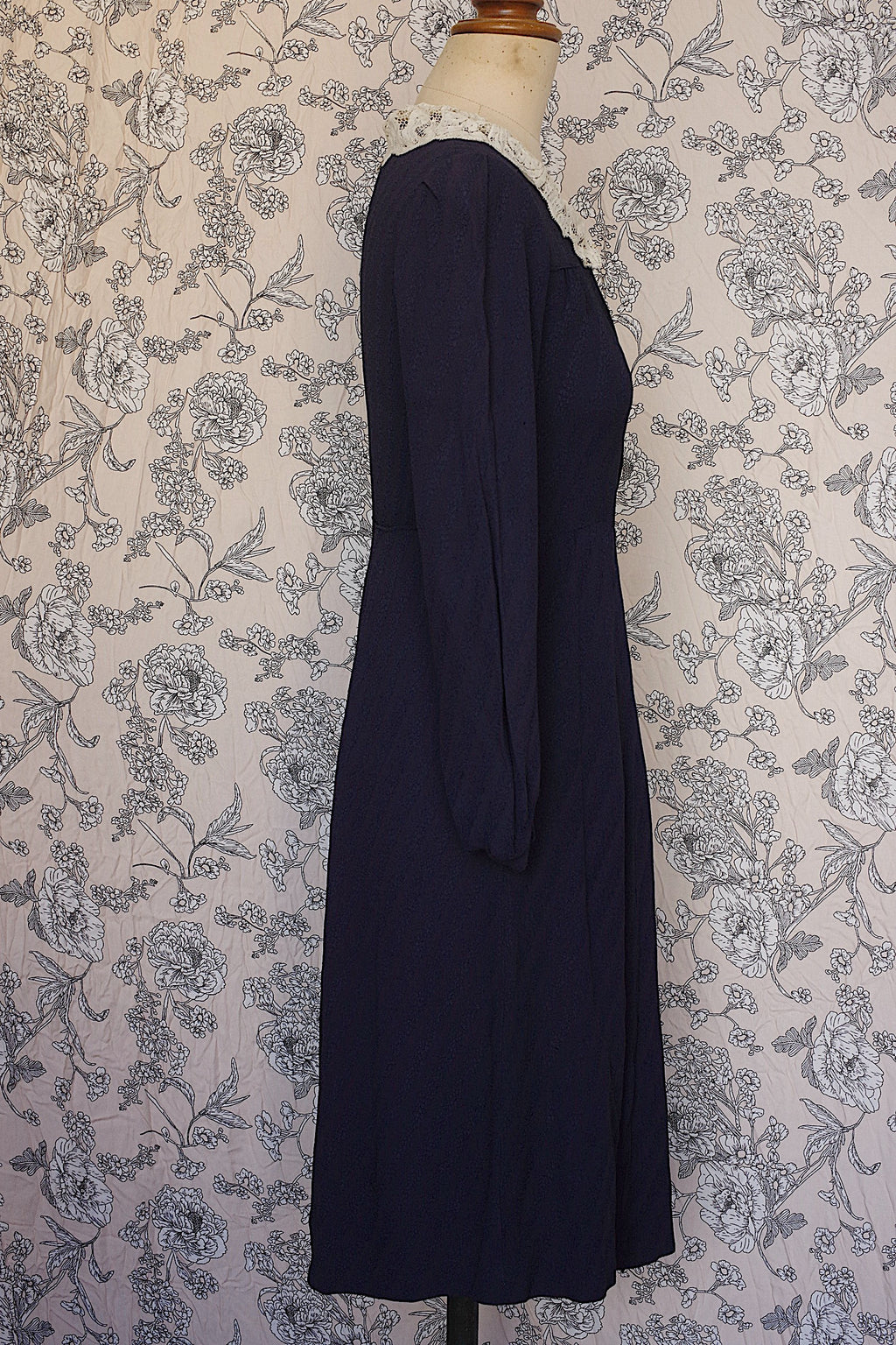 アンティークワンピース vêtement antique ネイヴィー 5