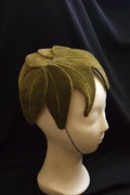 アンティーク帽子 chapeau ancien 葉っぱ
