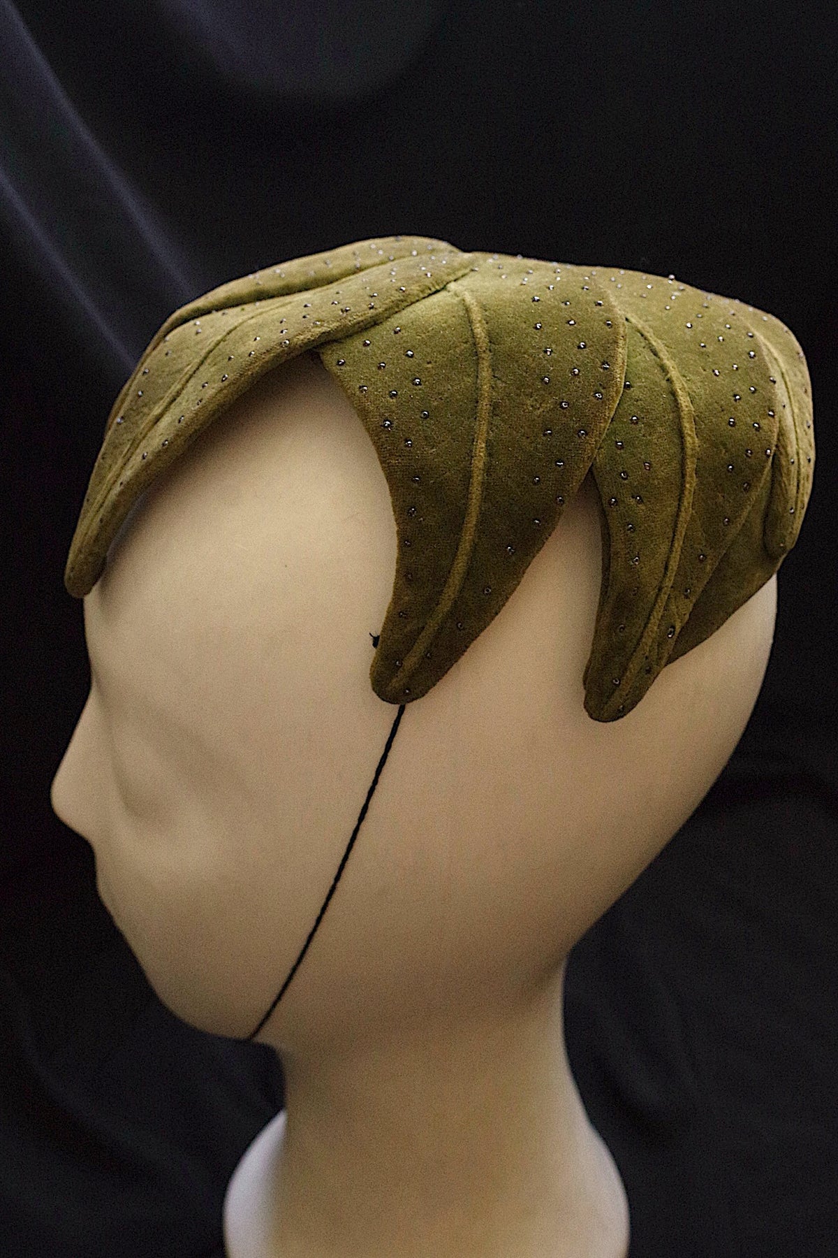アンティーク帽子 chapeau ancien 葉っぱ 5