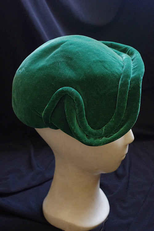 アンティーク帽子 chapeau ancien グリーン 2